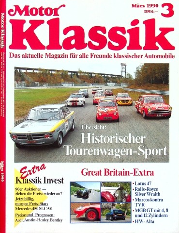 Deckblatt Motor Klassik (03/1990)